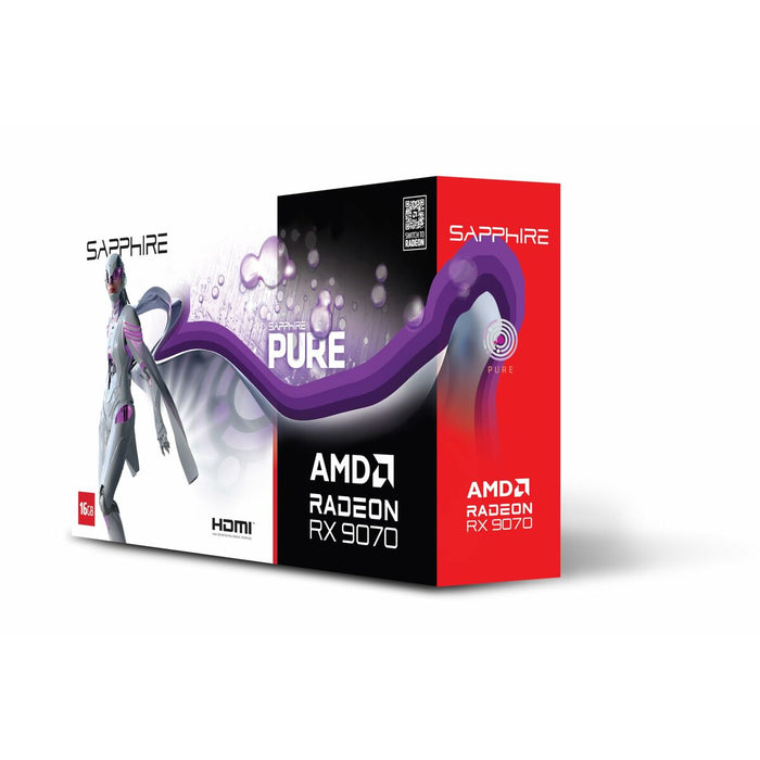 SAPPHIRE PURE AMD RADEON RX 9070 GAMING OC 16GB DUAL HDMI DUAL DP