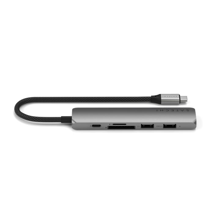 HUB USB Satechi 6-in-1 USB-C Slim Multiport Adapter ST-P6SM