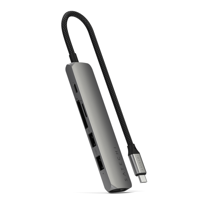 HUB USB Satechi 6-in-1 USB-C Slim Multiport Adapter ST-P6SM