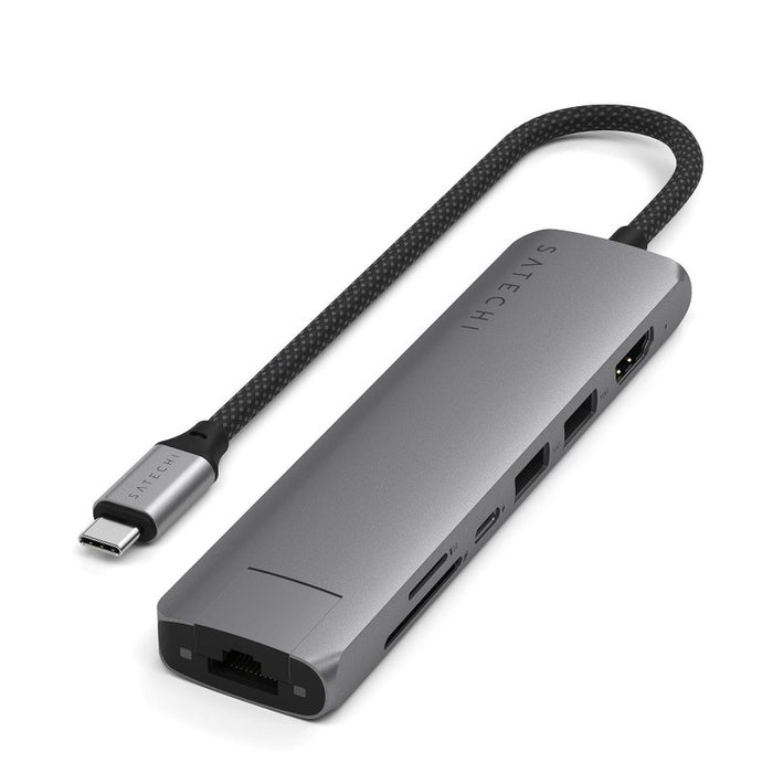 HUB USB Satechi 7-in-1 USB-C Slim Multiport Adapter ST-P7SM