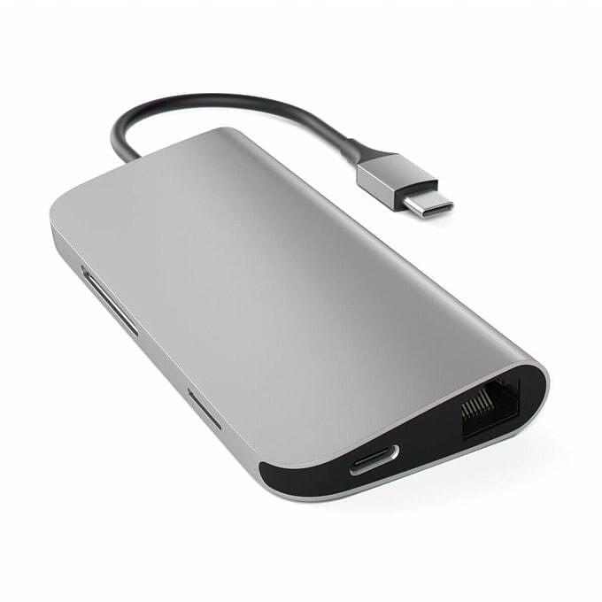 HUB USB Satechi Type-C (HDMI 4K, 3xUSB 3.0, Ethernet) ST-TCMAM