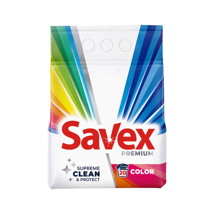WASHING POWDER 20 WASHING 2 KG 2B1 COLOR SAVEX