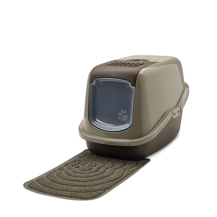 Cat Litter Box Savic Nestor Grey Bronze Plastic