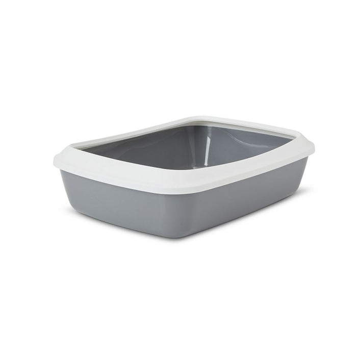 Cat Litter Box Savic Grey Plastic
