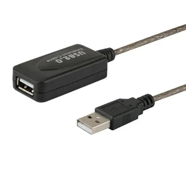 SAVIO CL-130 USB active port extension 10m USB 2.0-A male USB 2.0-A female Black - USB cablesKBA-USB<<<Cables