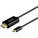 SAVIO CL-190 USB-C to HDMI Cable 30Hz 1m plastic - USB cablesKBA-USB<<<Cables and adaptersKBA<<<ActionPL