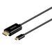 SAVIO CL-191 USB-C to HDMI Cable 30Hz 2m plastic - USB cablesKBA-USB<<<Cables and adaptersKBA<<<ActionPL