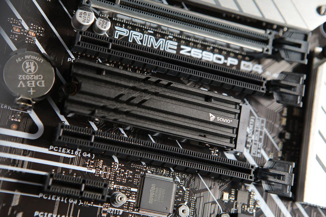 SAVIO Cooling for M.2 NVME 2280 drives, AK-60, Black