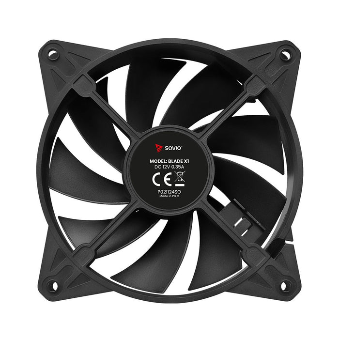 SAVIO Fan Set BLADE X1 SET 3 x 120mm 4-pin PWM black