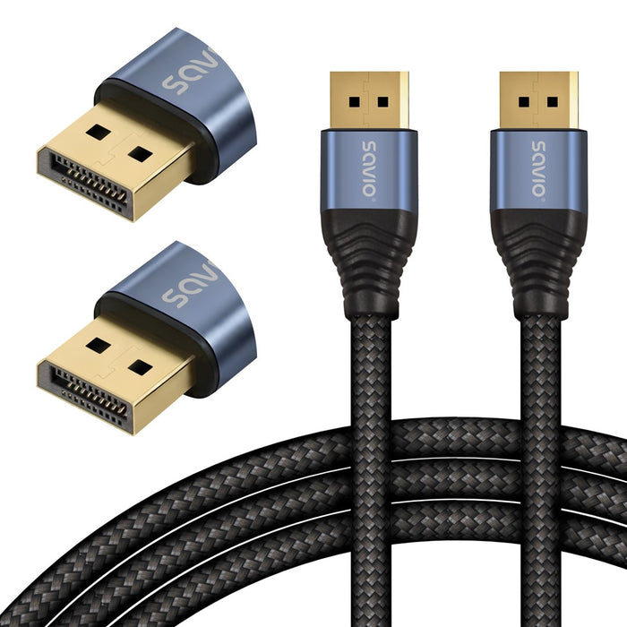Savio CL-211 DisplayPort cable 3 m Black