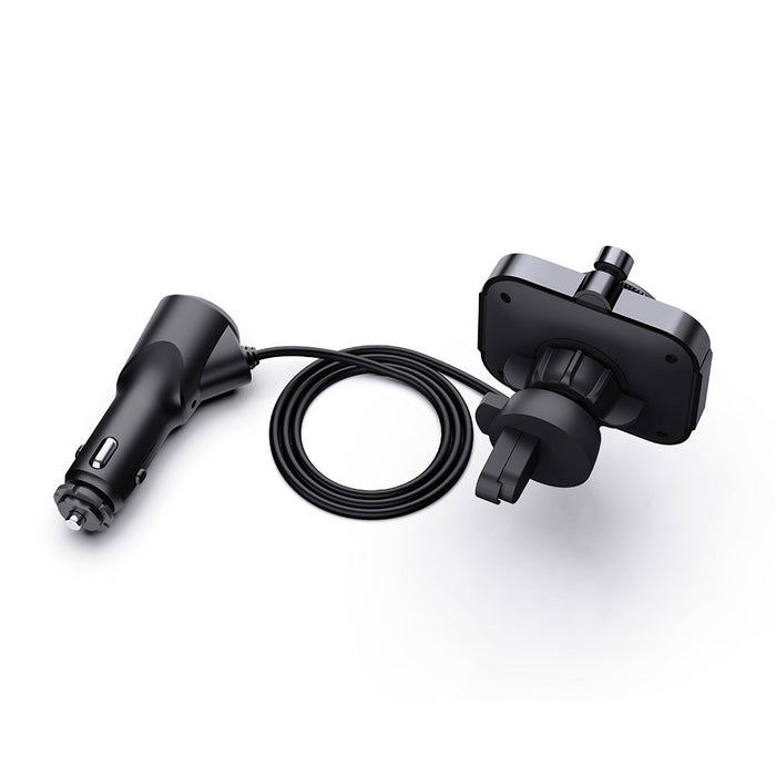 Savio TR-14 Transmiter FM z Bluetooth i ładowarką PD 87.6 - 107.9 MHz Bluetooth/USB Black