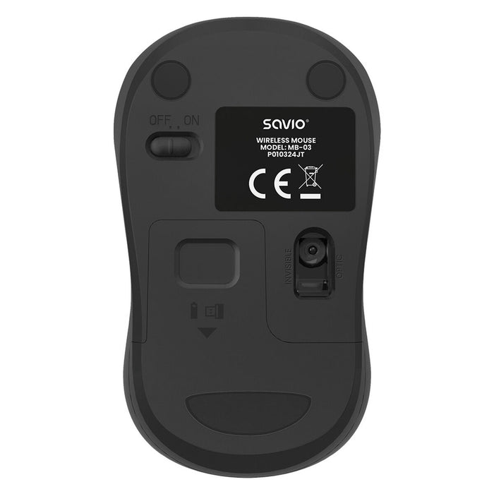 Mouse Savio MB-03 Black 1000 dpi