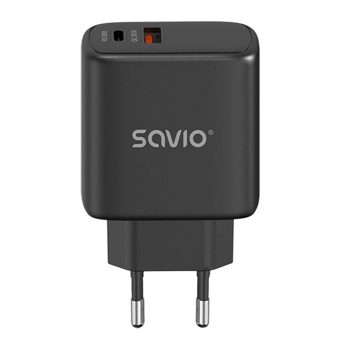 Wall Charger Savio LA-06/B Black 30 W