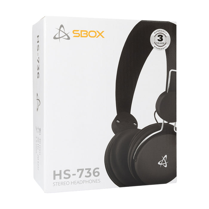 Headphones SBOX HS-736B BLACK