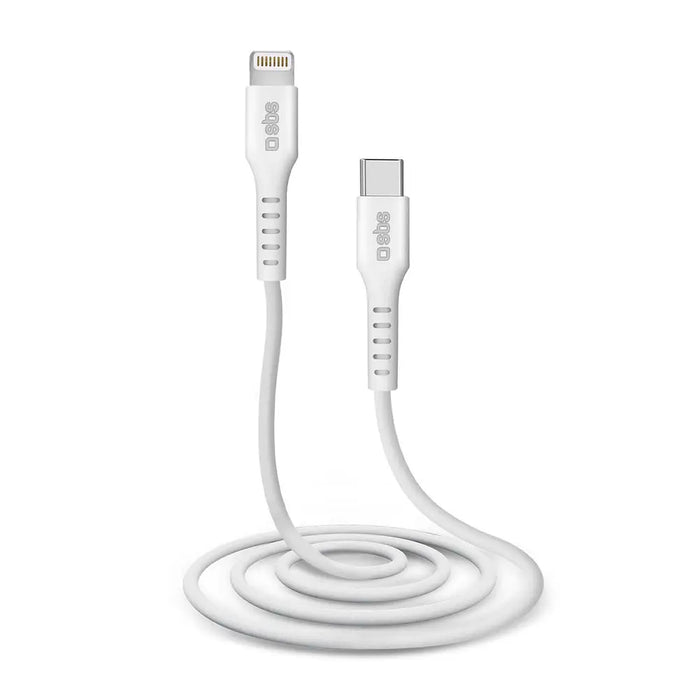 SBS TECABLELIGTC1W USB-C - Lightning Cable MFi Certified 1m - White - Cell phone cables<<<HurtelXML&&&Аксесоари за