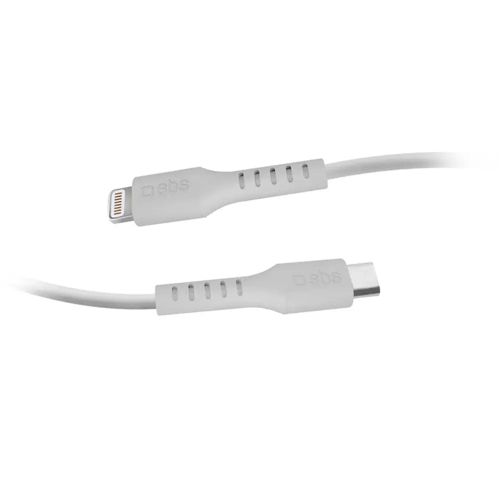 SBS TECABLELIGTC2W USB-C - Lightning Cable 2 m - White - Cell phone cables<<<HurtelXML