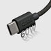 SBS TECABLETISSUETCK USB-C - USB-C 1.5m 60W braided cable - black - Cell phone cables<<<HurtelXML&&&Аксесоари за