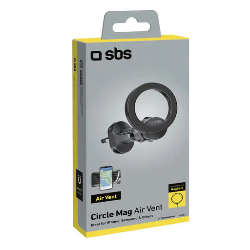 SBS TESUPMAGRING smartphone holder compatible with MagSafe - black - Cell phone holders<<<HurtelXML