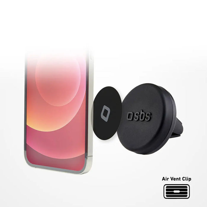 SBS TESUPPUNIVAIRMAG smartphone holder magnetic for air vent - black - Cell phone holders<<<HurtelXML