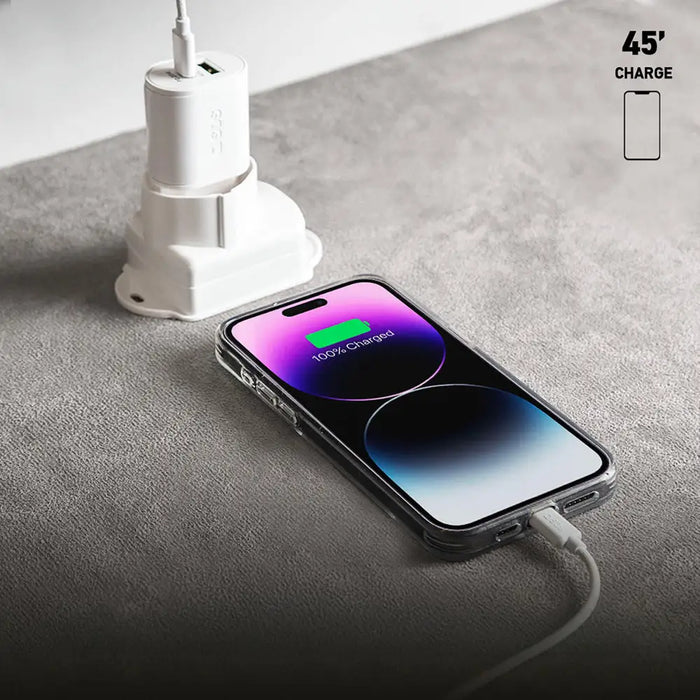 SBS TETRPD20W 20W USB-A USB-C Wall Charger with Power Delivery - White - Cell phone USB charger<<<HurtelXML