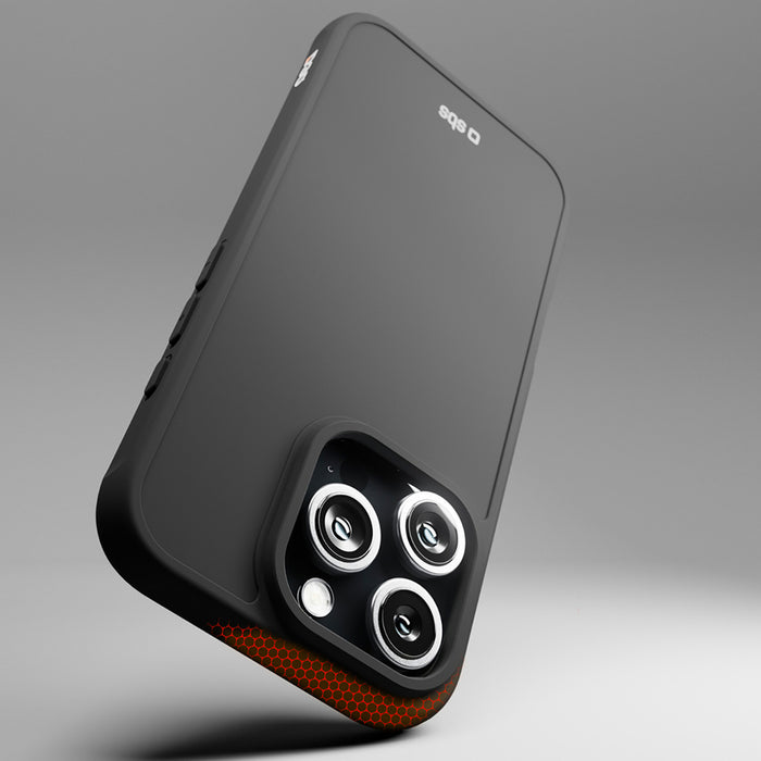 SBS Full Active D3O Case for iPhone 16 Pro Max - Black