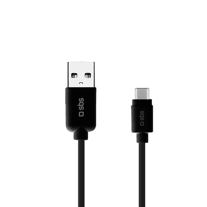 SBS TECABLETYC1KPOS USB-A - USB-C Cable 1m - Black