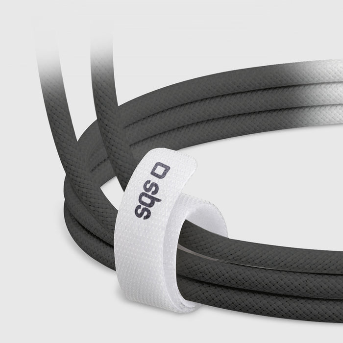 SBS TECABLETISSUETCK USB-C - USB-C 1.5m 60W braided cable - black