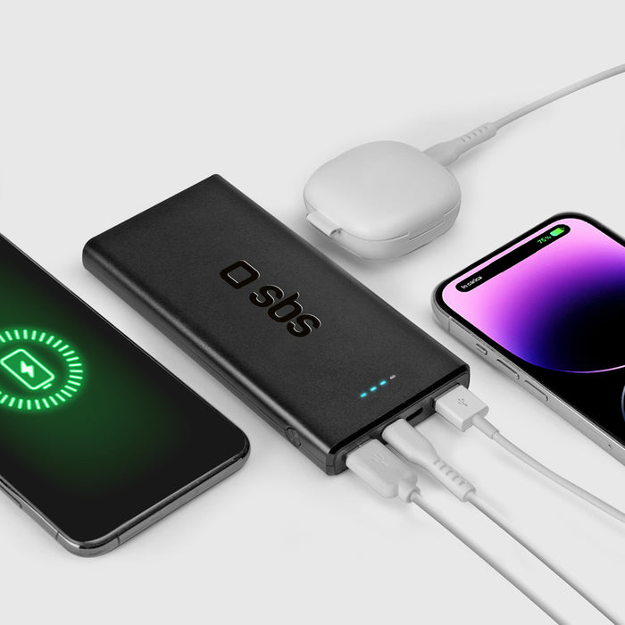 Powerbank SBS TTBB10000FASTPD20K 10000 mAh 20W with Power Delivery - black