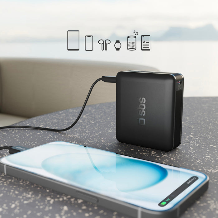 Powerbank SBS TEBB10000HDPD20K 10000 mAh with Power Delivery - black