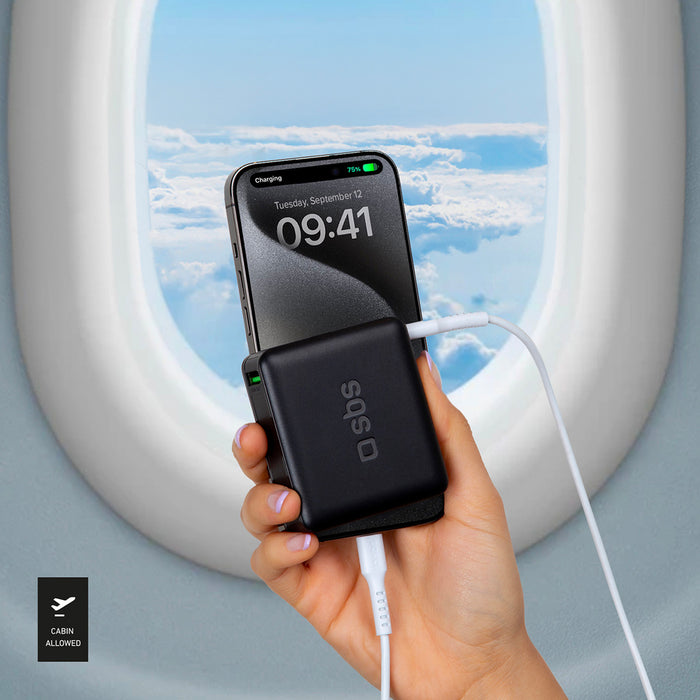 Powerbank SBS TEBB10000HDPD20K 10000 mAh with Power Delivery - black
