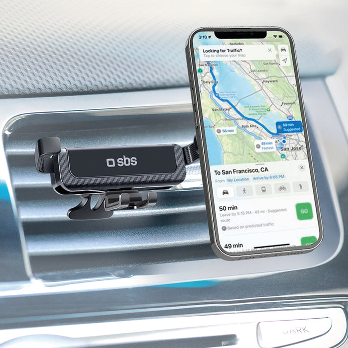SBS TESUPGRAVSTD gravity smartphone holder - black