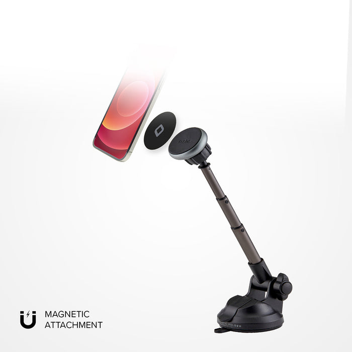SBS TESUPMAGEXT Telescopic Smartphone Holder Compatible with MagSafe - Black