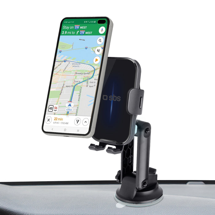 SBS TESUPEXTWIR15W 15W Wireless Charger Holder - Black