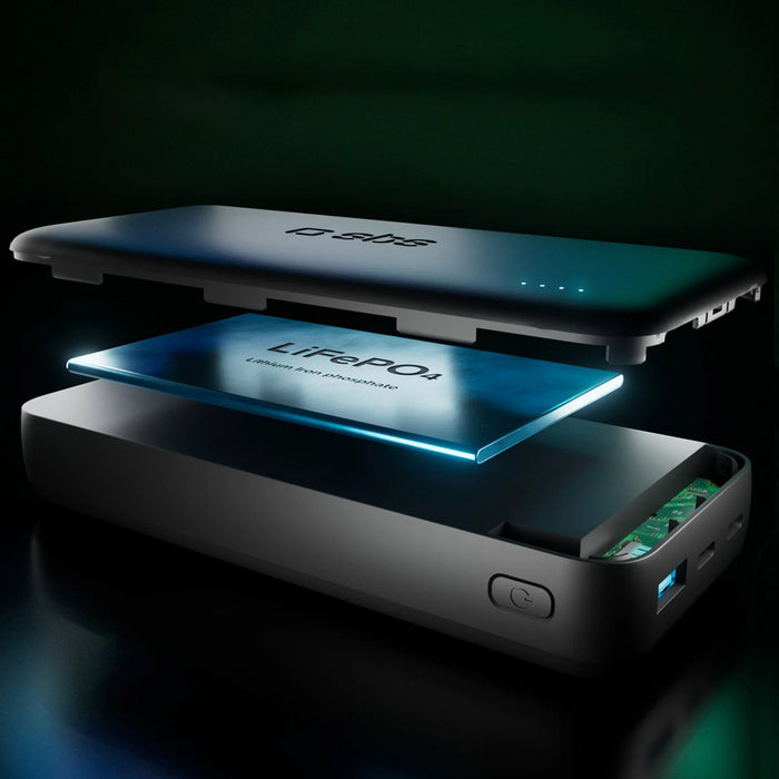 SBS Infinity Power Bank 20000mAh 10W LiFePo₄ USB-A USB-C - Black