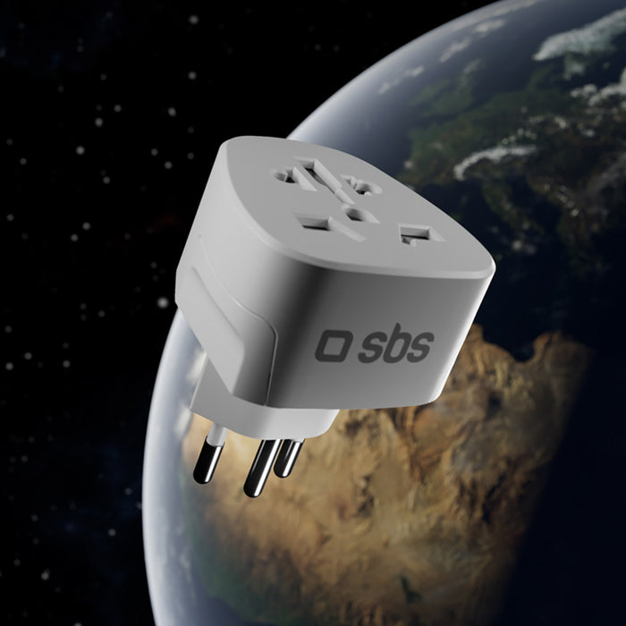 SBS CH Travel Adapter - Universal - White