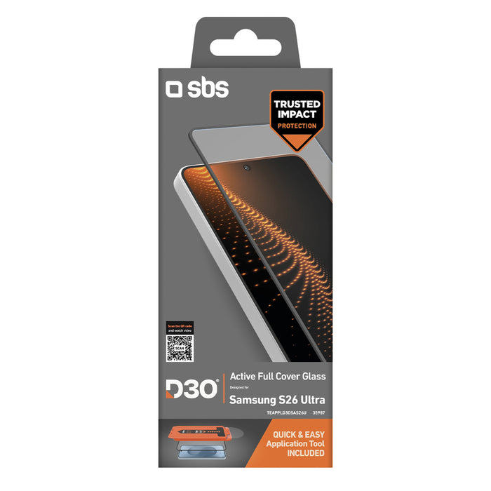 SBS D3O Glass with Applicator for Samsung Galaxy S26 Ultra