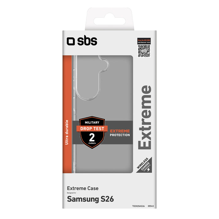 SBS Extreme X2 Case for Samsung Galaxy S26 - Transparent