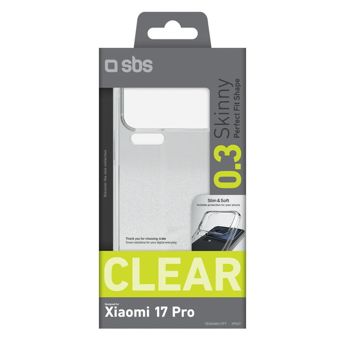 SBS Skinny Cover for Xiaomi 17 Pro - transparent