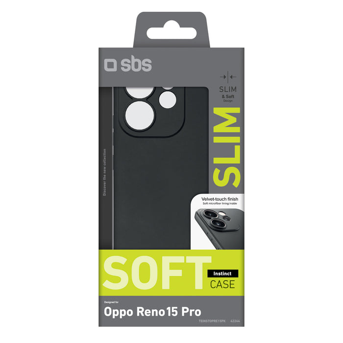 SBS Instinct Case for Oppo Reno 15 Pro - Black