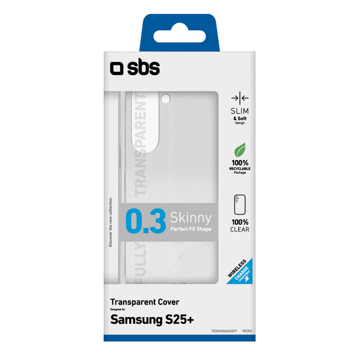 SBS Skinny Cover for Samsung Galaxy S25+ - transparent