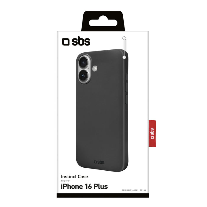 SBS Instinct Case for iPhone 16 Plus - Black