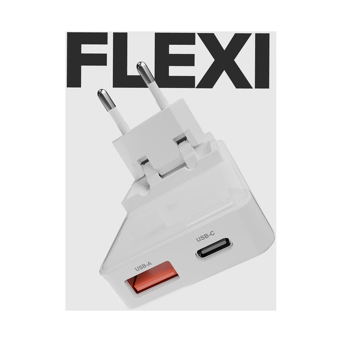 Laptop charger SBS FLEXI 65W PD USB-C+A 98497