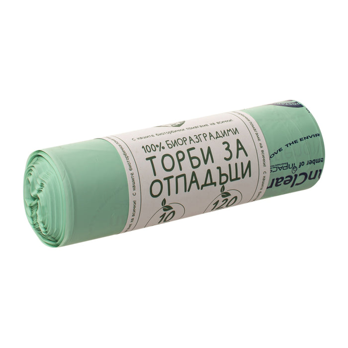 BIO WASTE BAGS 120 L 10 PCS SCANCLEAN