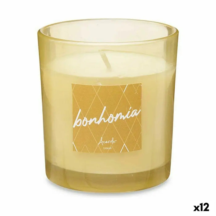 Scented Candle Acorde Amber 120 g (12 Units) - Почистване Прахосмукачки И Гладене<<<Дом Градина<<<BigBuy&&&Ароматни