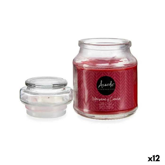 Scented Candle Acorde Apple Cinnamon (12 Units) - Почистване Прахосмукачки И Гладене<<<Дом Градина<<<BigBuy&&&Ароматни