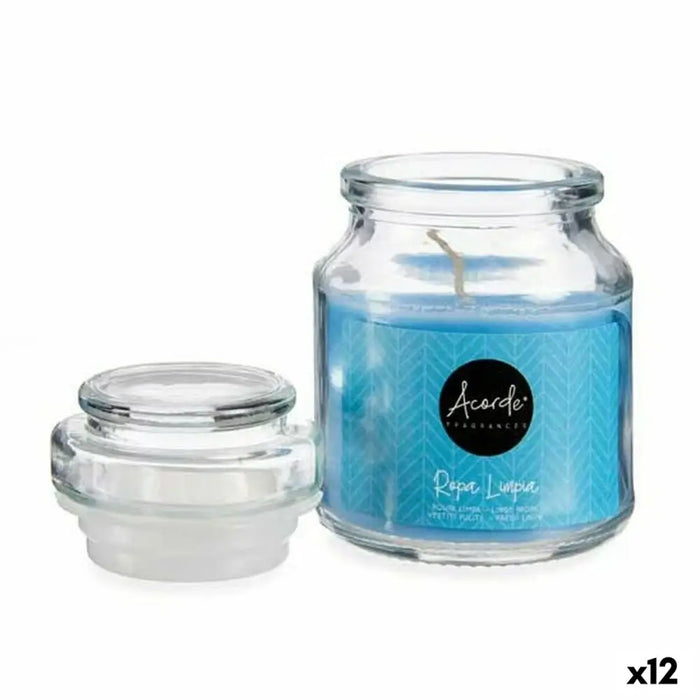 Scented Candle Acorde Clean Clothes (12 Units) - Почистване Прахосмукачки И Гладене<<<Дом Градина<<<BigBuy&&&Ароматни
