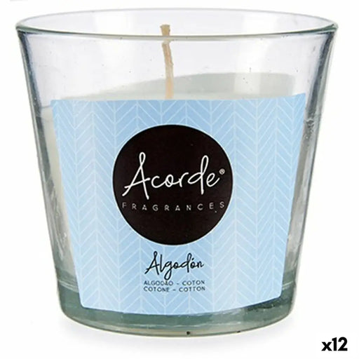 Scented Candle Acorde Cotton 120 g (12 Units) - Почистване Прахосмукачки И Гладене<<<Дом Градина<<<BigBuy&&&Ароматни