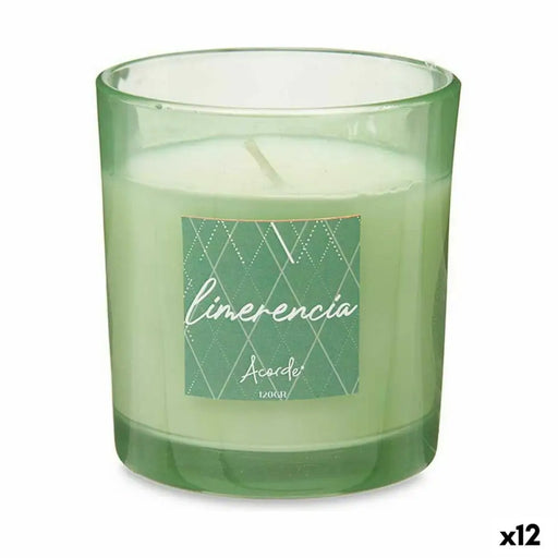 Scented Candle Acorde Lotus Flower 120 g (12 Units) - Почистване Прахосмукачки И Гладене<<<Дом