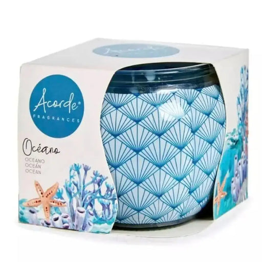 Scented Candle Acorde Ocean (12 Units) - Почистване Прахосмукачки И Гладене<<<Дом Градина<<<BigBuy&&&Ароматни