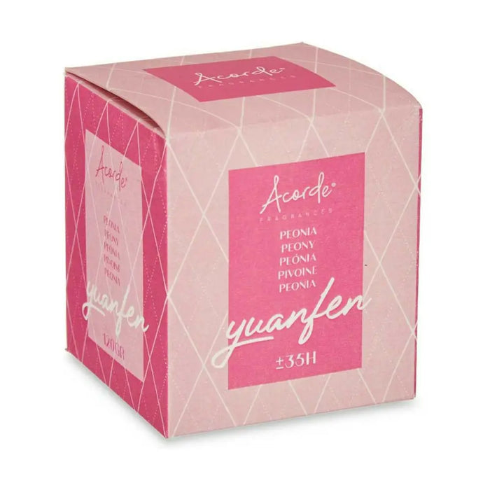 Scented Candle Acorde Peony 120 g (12 Units) - Почистване Прахосмукачки И Гладене<<<Дом Градина<<<BigBuy&&&Ароматни